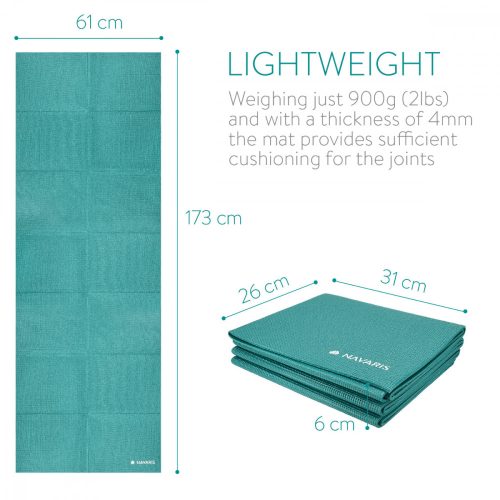 Saltea de yoga pliabila Navaris, 173 x 61 cm, 45983.78