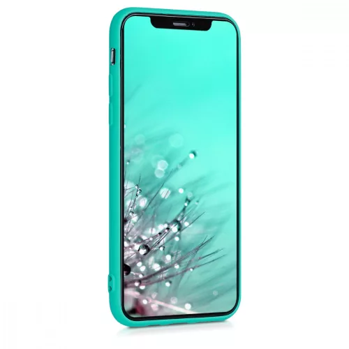 Husa pentru Apple iPhone X / iPhone XS, Silicon, Verde, 46270.126