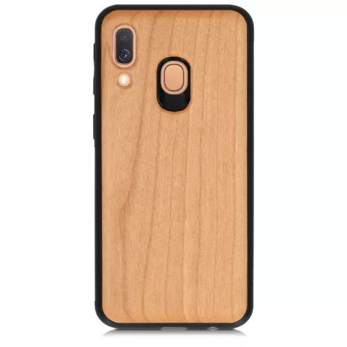 Husa pentru Samsung Galaxy A40, Lemn, Maro, 48551.18