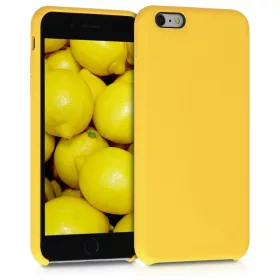   Husa pentru Apple iPhone 6 Plus / iPhone 6s Plus, Silicon, Galben, 40841.143