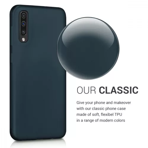 Husa pentru Samsung Galaxy A50, Silicon, Verde, 48056.14