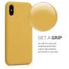 Husa pentru Apple iPhone X / iPhone XS, Silicon, Galben, 42495.143
