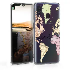   Husa pentru Samsung Galaxy A40, Silicon, Multicolor, 48542.05