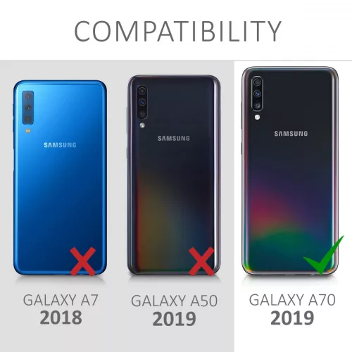 Husa pentru Samsung Galaxy A70, Silicon, Roz, 49631.41