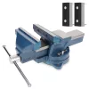 Menghina Navaris 150 mm, baza rotativa 360 de grade, prindere 135 mm, falci moi, fonta, negru, metal