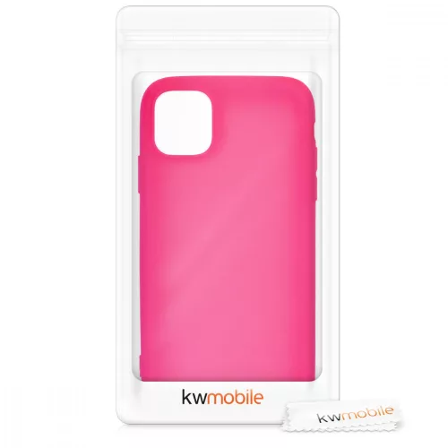 Husa pentru Apple iPhone 11, Silicon, Roz, 49783.77