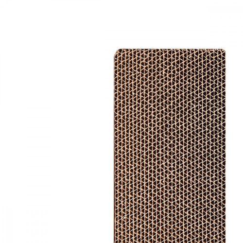 Set 3x tabla pentru zgarieturi pisica de 3 41x13x3cm, Maro, 49837.03