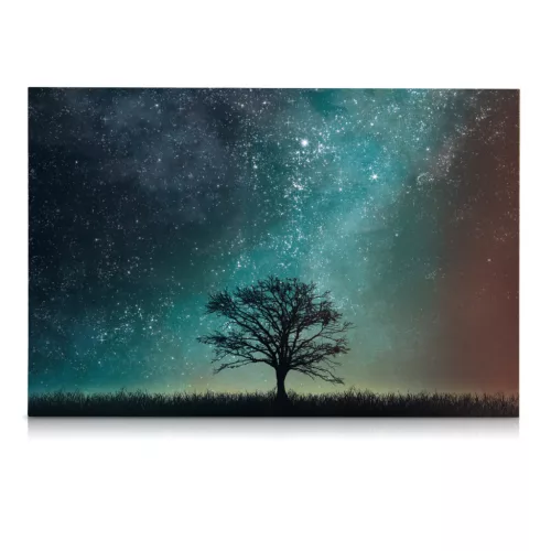 Tabla magnetica Navaris, Starry Sky & Tree, 60x40 cm, whiteboard si magneti, multicolor, plastic