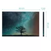 Tabla magnetica Navaris, Starry Sky & Tree, 60x40 cm, whiteboard si magneti, multicolor, plastic