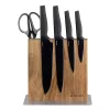 Suport magnetic pentru cutite pe doua fete din lemn de salcam, 22.5 x 22 cm, 50416.025.02