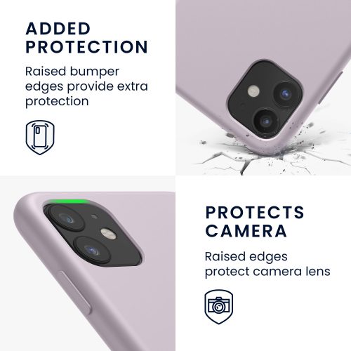 Husa pentru Apple iPhone 11, Silicon, Mov, 49724.109