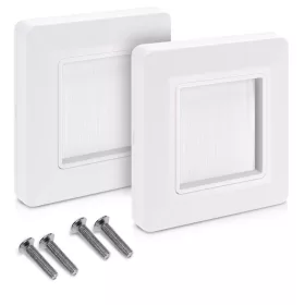   Set 2 Prize europene blank/goale, Kwmobile, Alb, Plastic, 51095.02.02