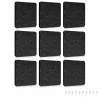 Set 9 Panouri pluta Navaris, 17,7 x 17,7 cm, 10 pini, 46231.01.19