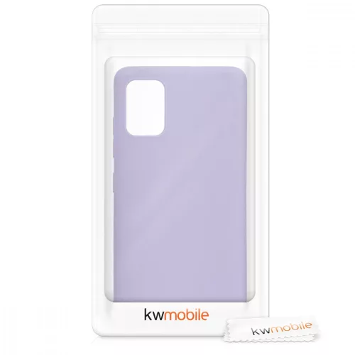 Husa pentru Samsung Galaxy A51, Silicon, Mov, 51196.108
