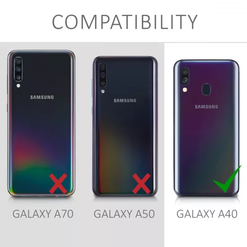 Husa pentru Samsung Galaxy A40, Silicon, Verde, 48546.128