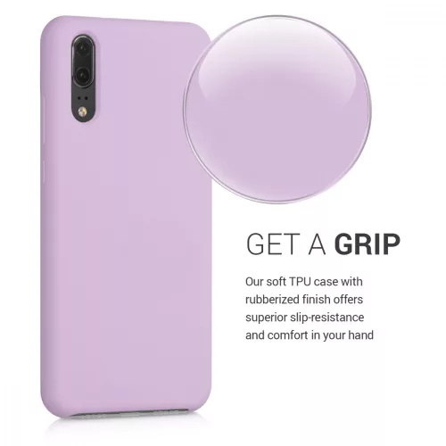 Husa pentru Huawei P20, Silicon, Mov, 45689.140