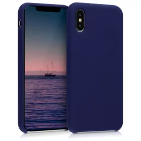   Husa pentru Apple iPhone X / iPhone XS, Silicon, Albastru, 46313.182