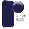 Husa pentru Apple iPhone X / iPhone XS, Silicon, Albastru, 46313.182