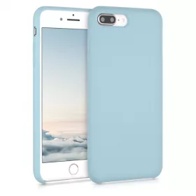   Husa pentru Apple iPhone 8 Plus / iPhone 7 Plus, Silicon, Albastru, 40842.177