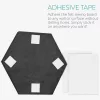 Set 6 panouri hexagonale Navaris pentru mesaje, 15x17,7 cm, cu pini si banda adeziva, 46230.05