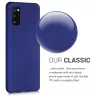 Husa pentru Samsung Galaxy A41, Silicon, Albastru, 52254.64