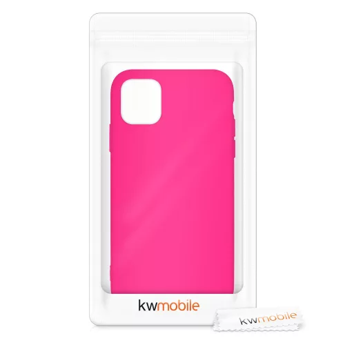 Husa pentru Apple iPhone 11, Silicon, Roz, 50791.77