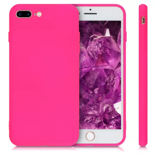 Husa pentru Apple iPhone 8 Plus / iPhone 7 Plus, Silicon, Roz, 49981.77