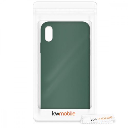 Husa pentru Apple iPhone XS Max, Silicon, Verde, 45909.169