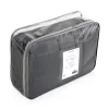 Patura grea Navaris, 135x200 cm, 4.8 kg, cu perle de sticla, gri, sticla/poliester/bumbac