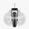 Set 5 Roti pentru scaun de birou tija 10mm/75mm, Rotabile la 360°, Kwmobile, 53129.01