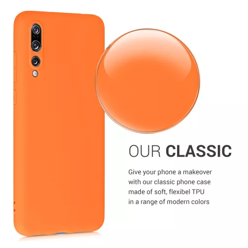 Husa pentru Huawei P20 Pro, Silicon, Portocaliu, 44223.150