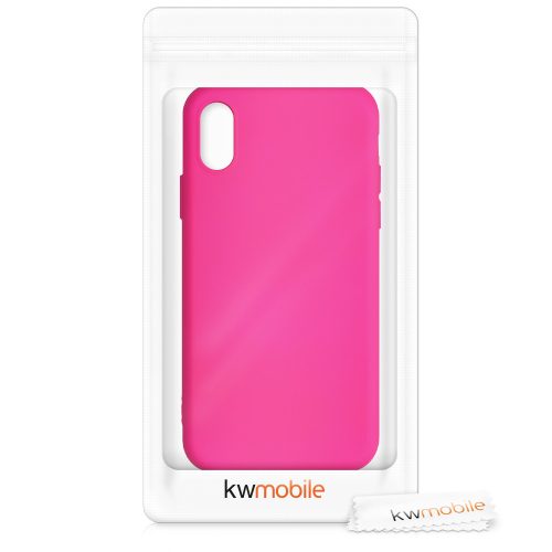 Husa pentru Apple iPhone X / iPhone XS, Silicon, Roz, 52975.77