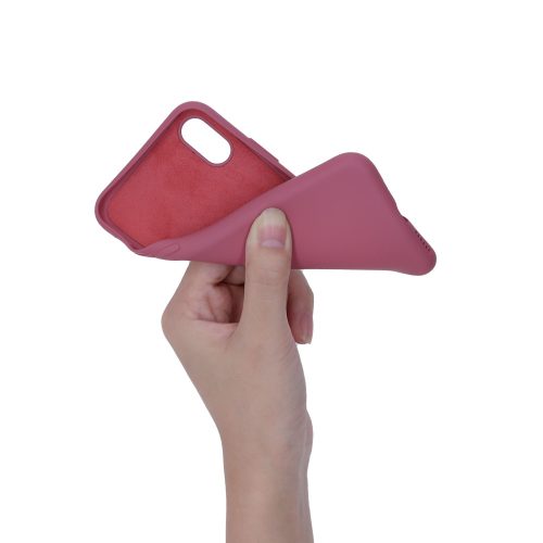 Husa pentru Apple iPhone X / iPhone XS, Silicon, Roz, 52975.167