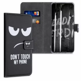  Husa pentru Xiaomi Redmi 9C, Piele ecologica, Negru, 52852.02