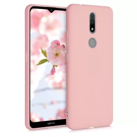 Husa pentru Nokia 2.4, Silicon, Rose Gold, 53496.89