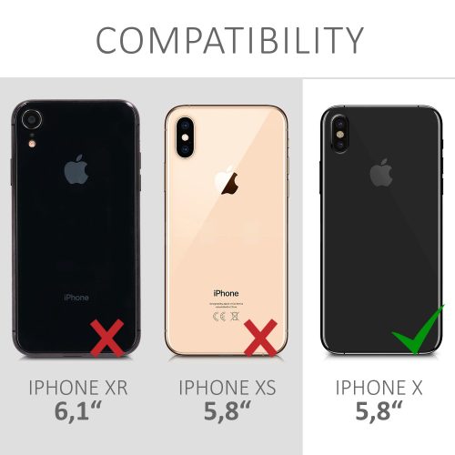 Husa pentru Apple iPhone X / iPhone XS, Silicon, Mov, 42492.139