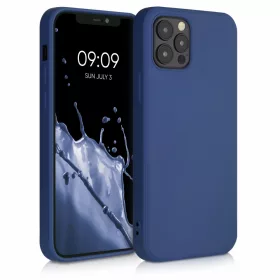   Husa pentru Apple iPhone 12 / iPhone 12 Pro, Silicon, Albastru, 53844.116