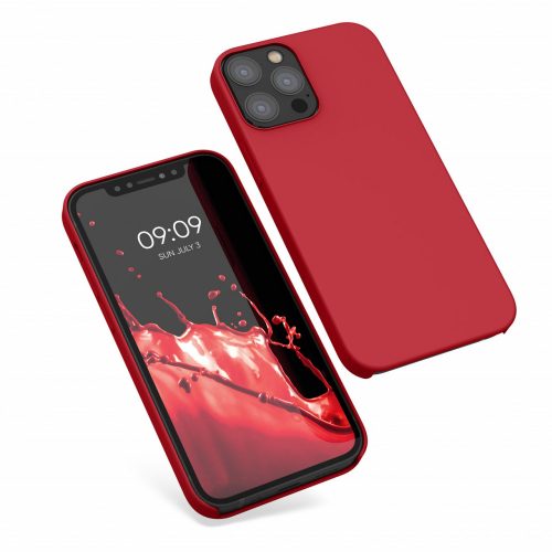 Husa pentru Apple iPhone 12 / iPhone 12 Pro, Silicon, Rosu, 52641.208