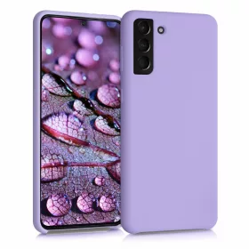 Husa pentru Samsung Galaxy S21 Plus, Silicon, Mov, 54066.108