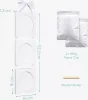 Kit de amprenta Navaris pentru bebelusi cu cadru din lemn, Alb, 54252.01