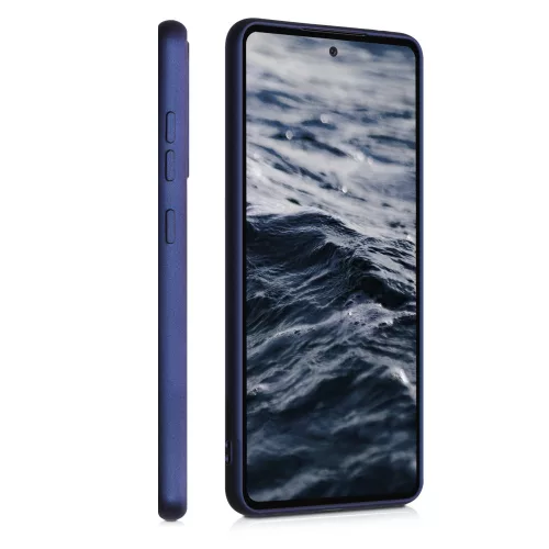 Husa pentru Samsung Galaxy A52 / Galaxy A52 5G / Galaxy A52s 5G, Silicon, Albastru, 54351.64