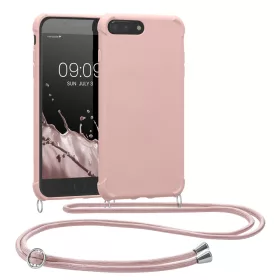   Husa pentru Apple iPhone 8 Plus / iPhone 7 Plus, Silicon, Roz, 49916.154
