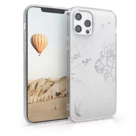   Husa pentru Apple iPhone 12 / iPhone 12 Pro, Silicon, Silver, 53035.12