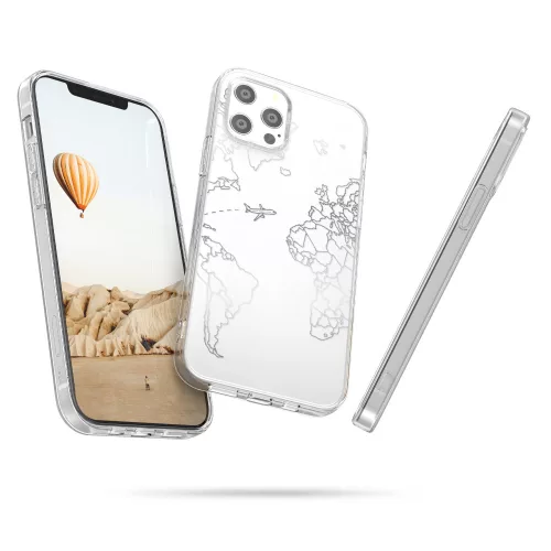 Husa pentru Apple iPhone 12 / iPhone 12 Pro, Silicon, Silver, 53035.12