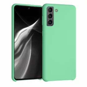   Husa pentru Samsung Galaxy S21 Plus, Silicon, Verde, 54066.147