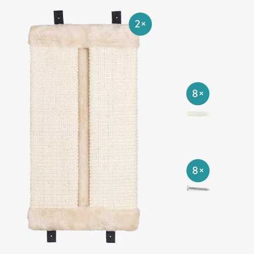 Covor din sisal Navaris de zgariat pentru pisici, 43 x 22 cm, bej , 54855.11