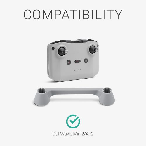 Protectie joystick pentru drona DJI Mavic Mini 2/DJI Mavic Air 2, Kwmobile, Gri, ABS, 55046.22
