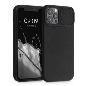   Husa pentru iPhone 12 / iPhone 12 Pro, Silicon, Negru, 55098.01