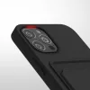 Husa pentru iPhone 12 / iPhone 12 Pro, Silicon, Negru, 55112.01