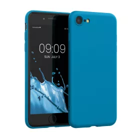   Husa pentru iPhone 8 / iPhone 7 / iPhone SE 2, Silicon, Albastru, 49979.224